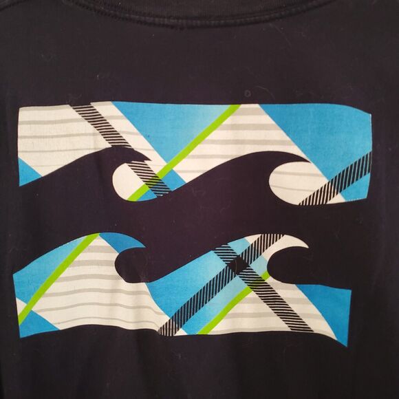 Billabong T Shirt Mens XL Black Short Sleeve Crewneck 100% Cotton Surf Skate - Picture 3 of 8